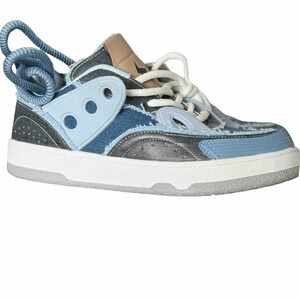 NWOT Men's denim inspired streetwear sneakers-size 8.5